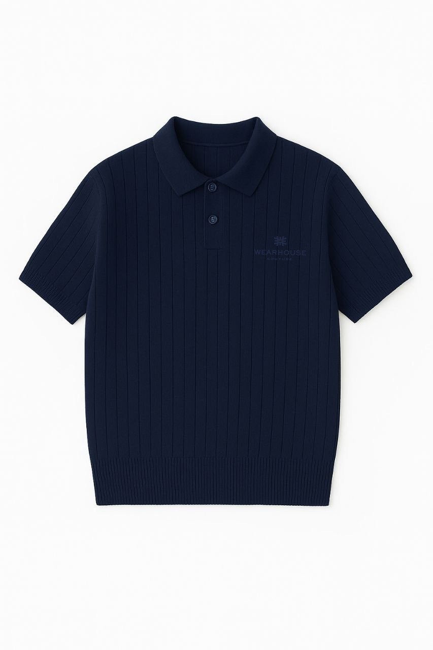 WEARHOUSE Rib Polo Knit