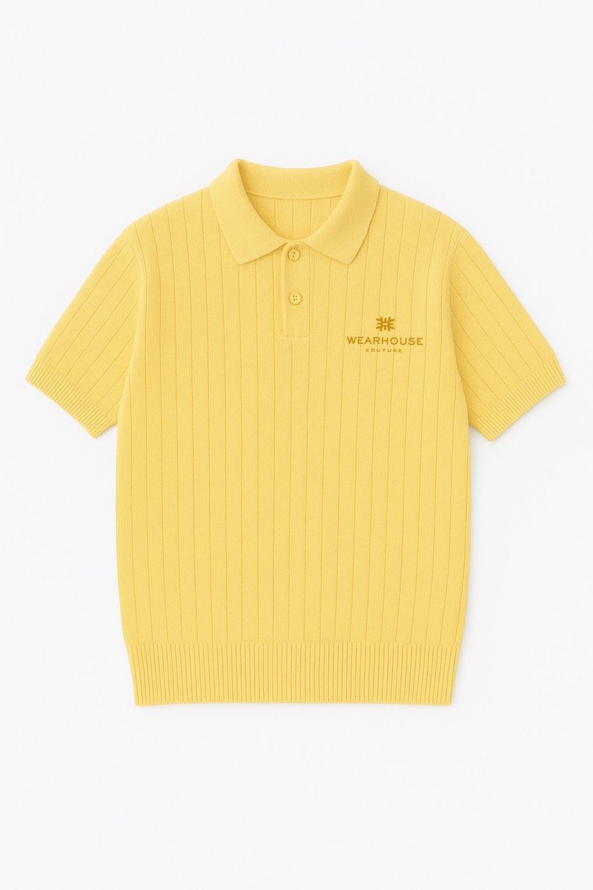WEARHOUSE Rib Polo Knit