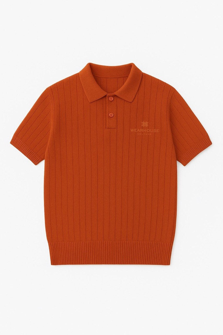 WEARHOUSE Rib Polo Knit