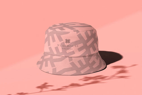 WEARHOUSE Monogram Bucket Hat