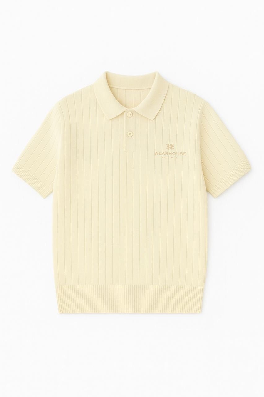 WEARHOUSE Rib Polo Knit