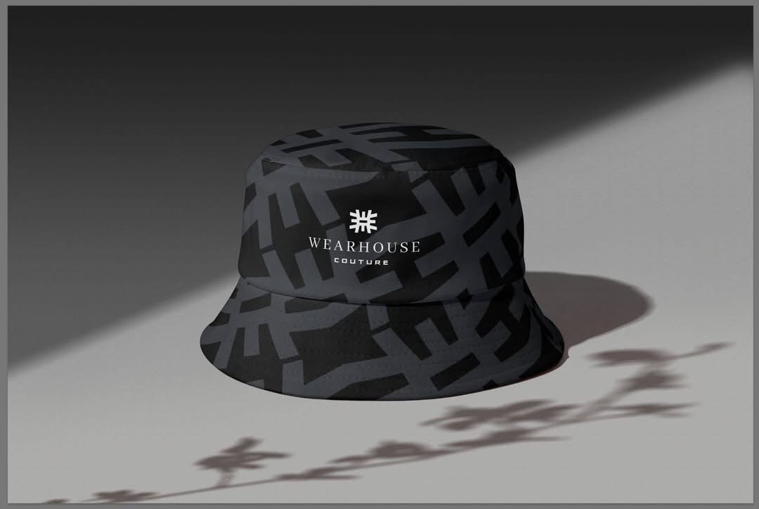 WEARHOUSE Monogram Bucket Hat
